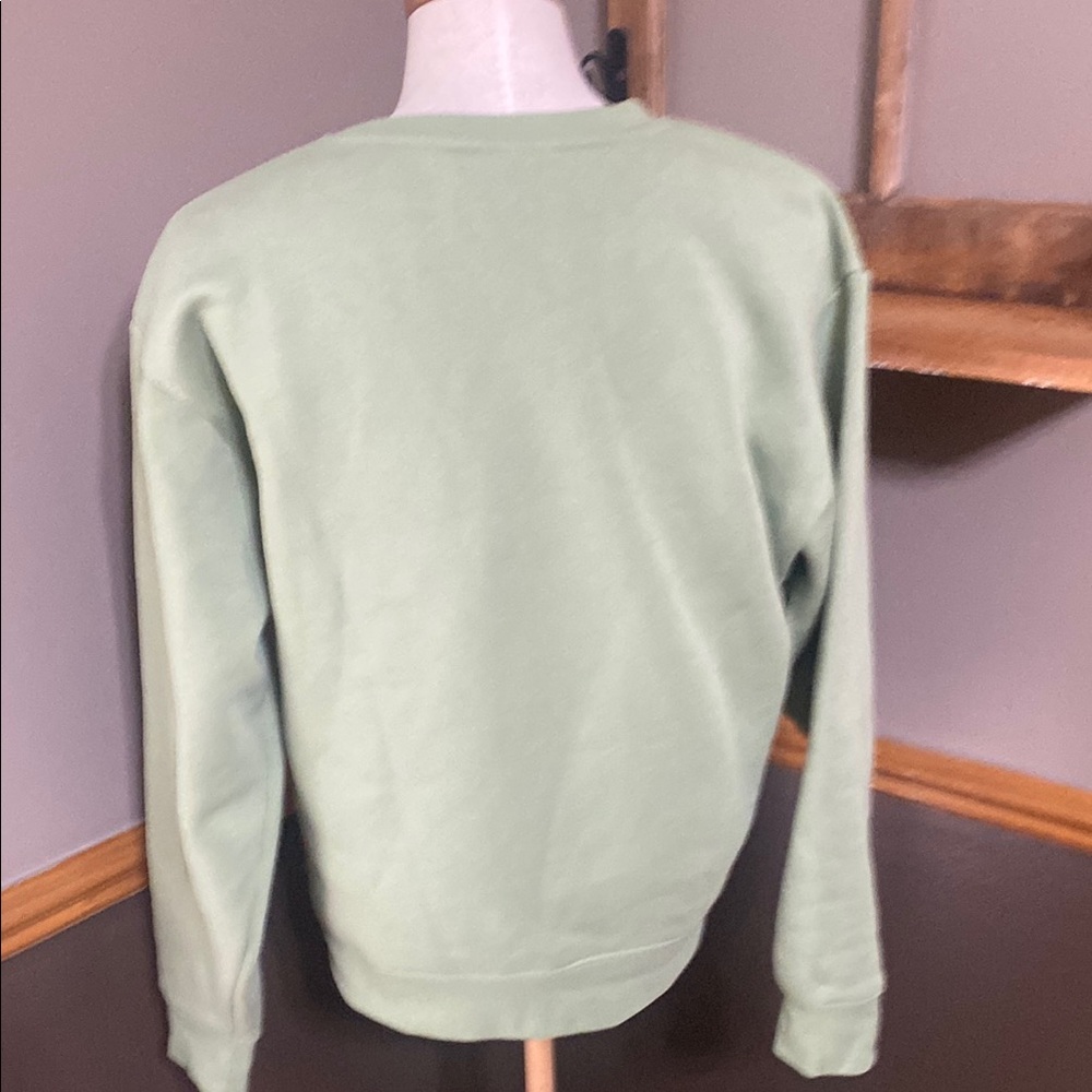 Champion sage Green crewneck Sweatshirt size Medium - Picture 5 of 7